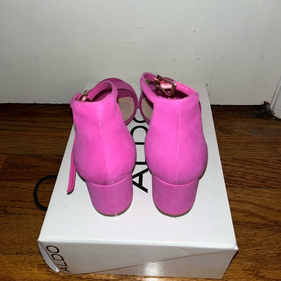 Aldo hot pink strap heels - Picture 3 of 4